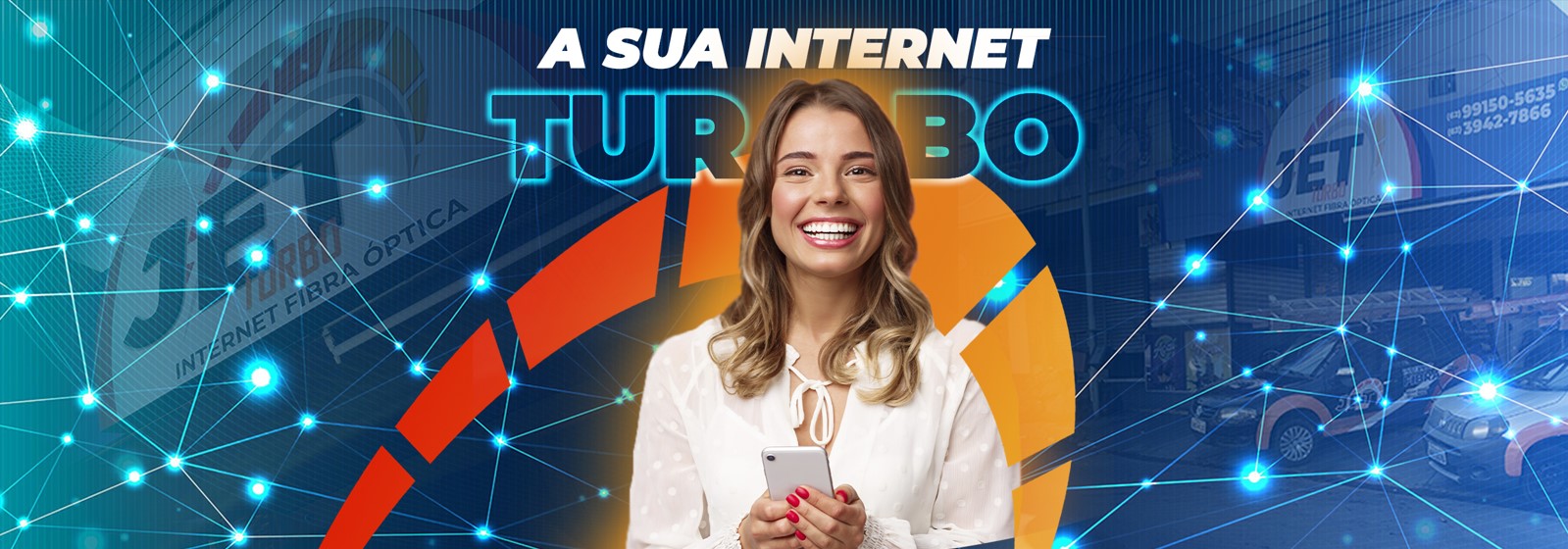 Banner Turbo Fibra Planos a Partir de 100,00 Provedor de Internet